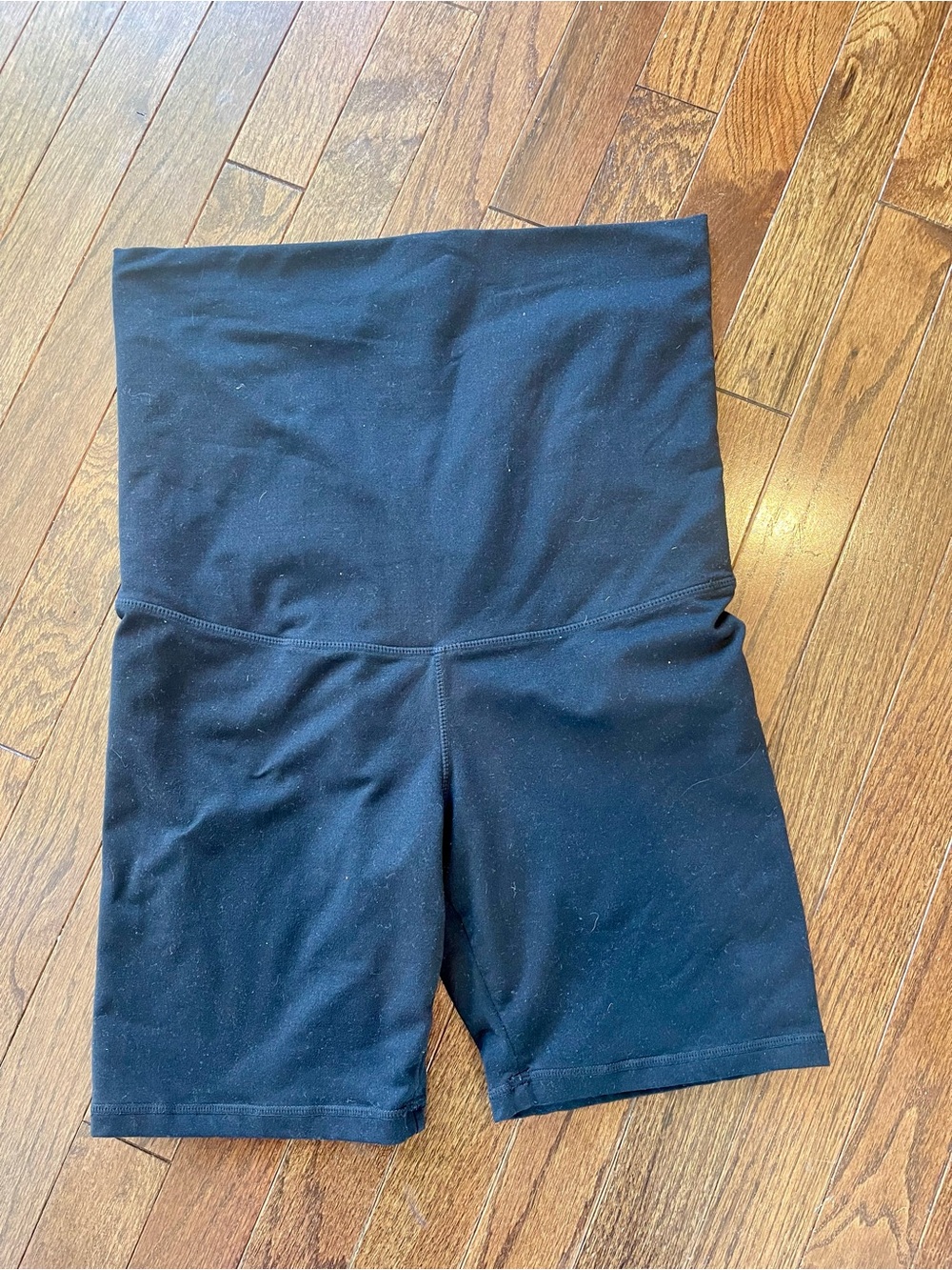Kindred Bravely Black High-Waist Bike Shorts